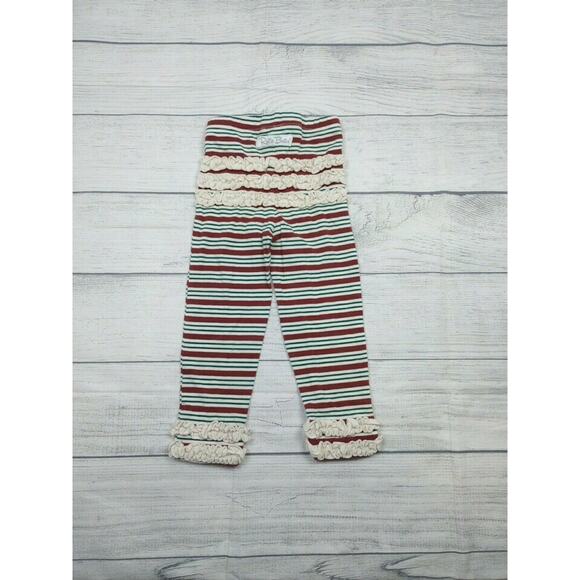 2T/3T RuffleButts Striped/Ruffled Leggings - Picture 3 of 5